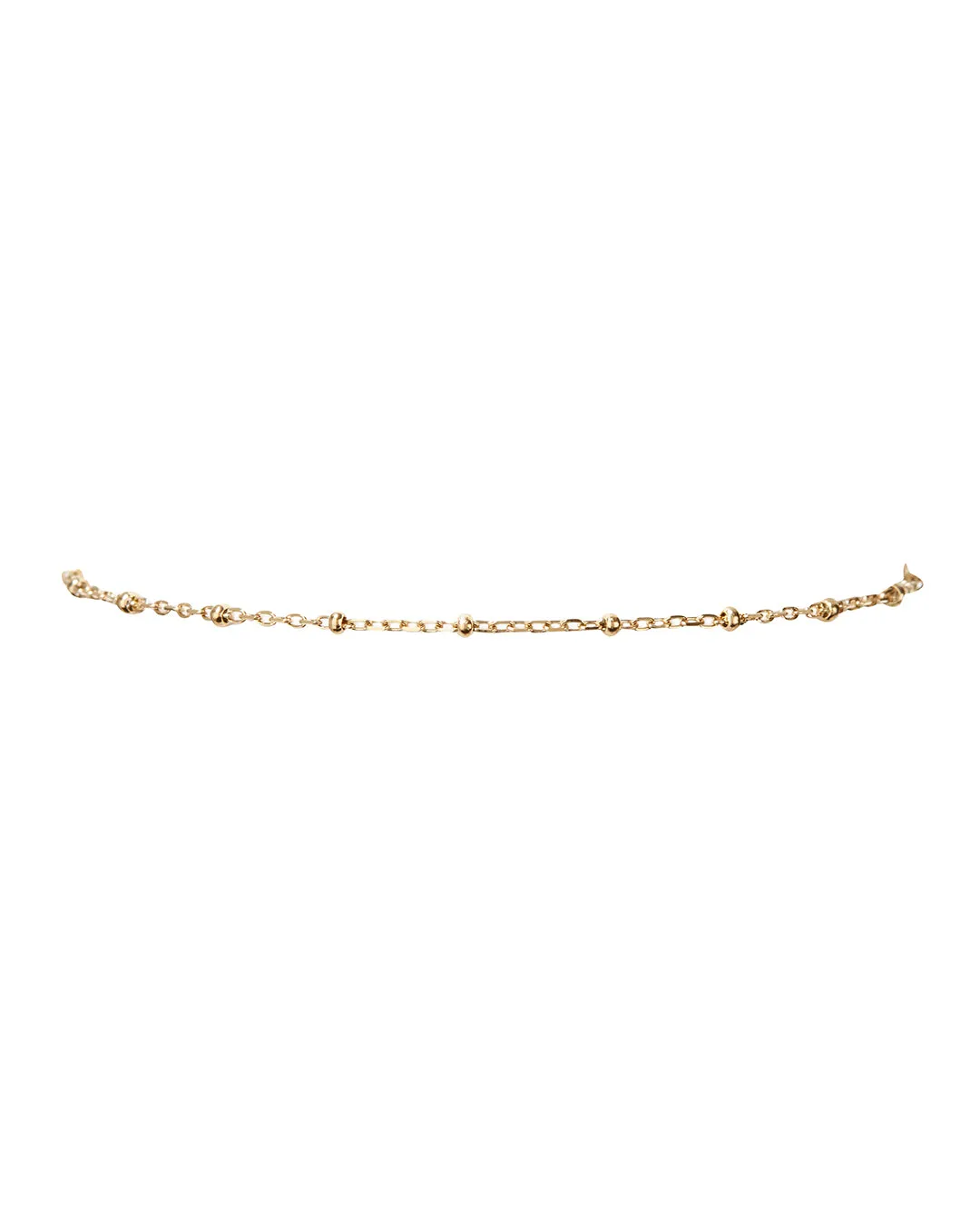 Mondays at Teddy's Anklet- Gold