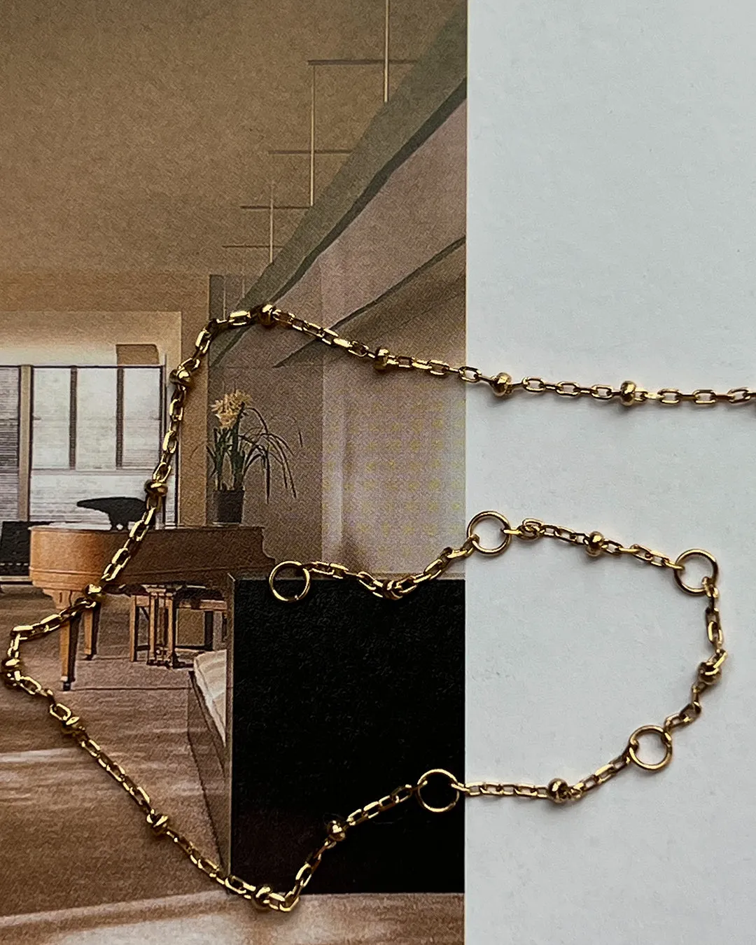 Mondays at Teddy's Anklet- Gold
