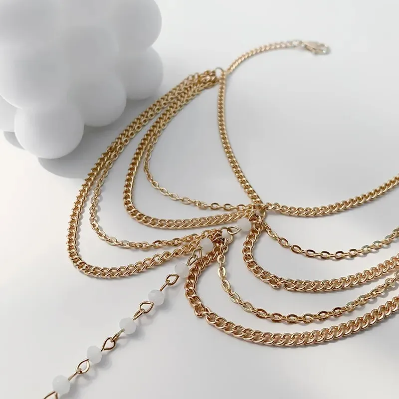 Multi-layer Fashion Chain Anklet Bracelets