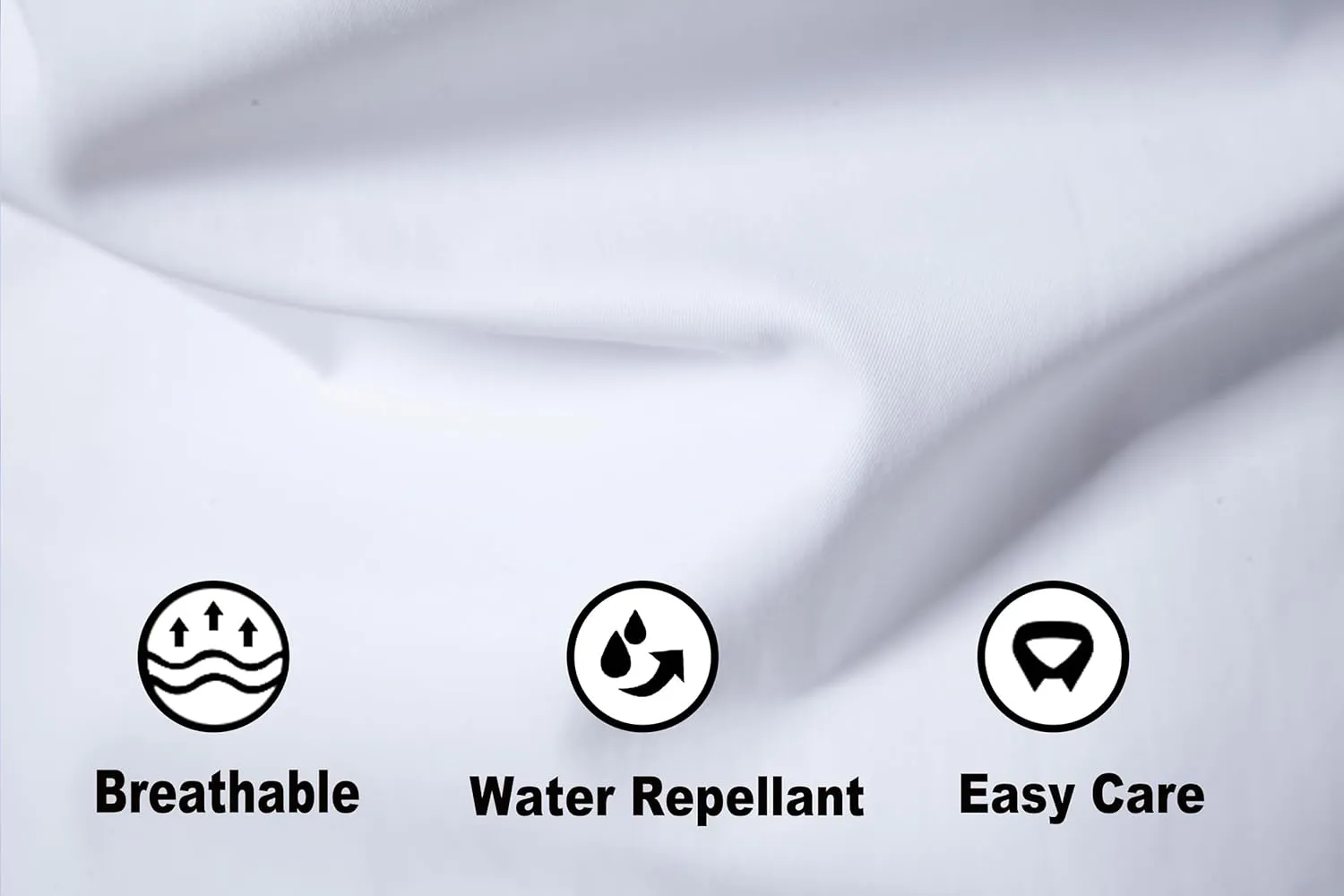 MUSE FATH Men's Long Sleeve Slim Fit Dress Shirts Stain Shield Solid Formal Shirt Business Casual Button Down Shirts