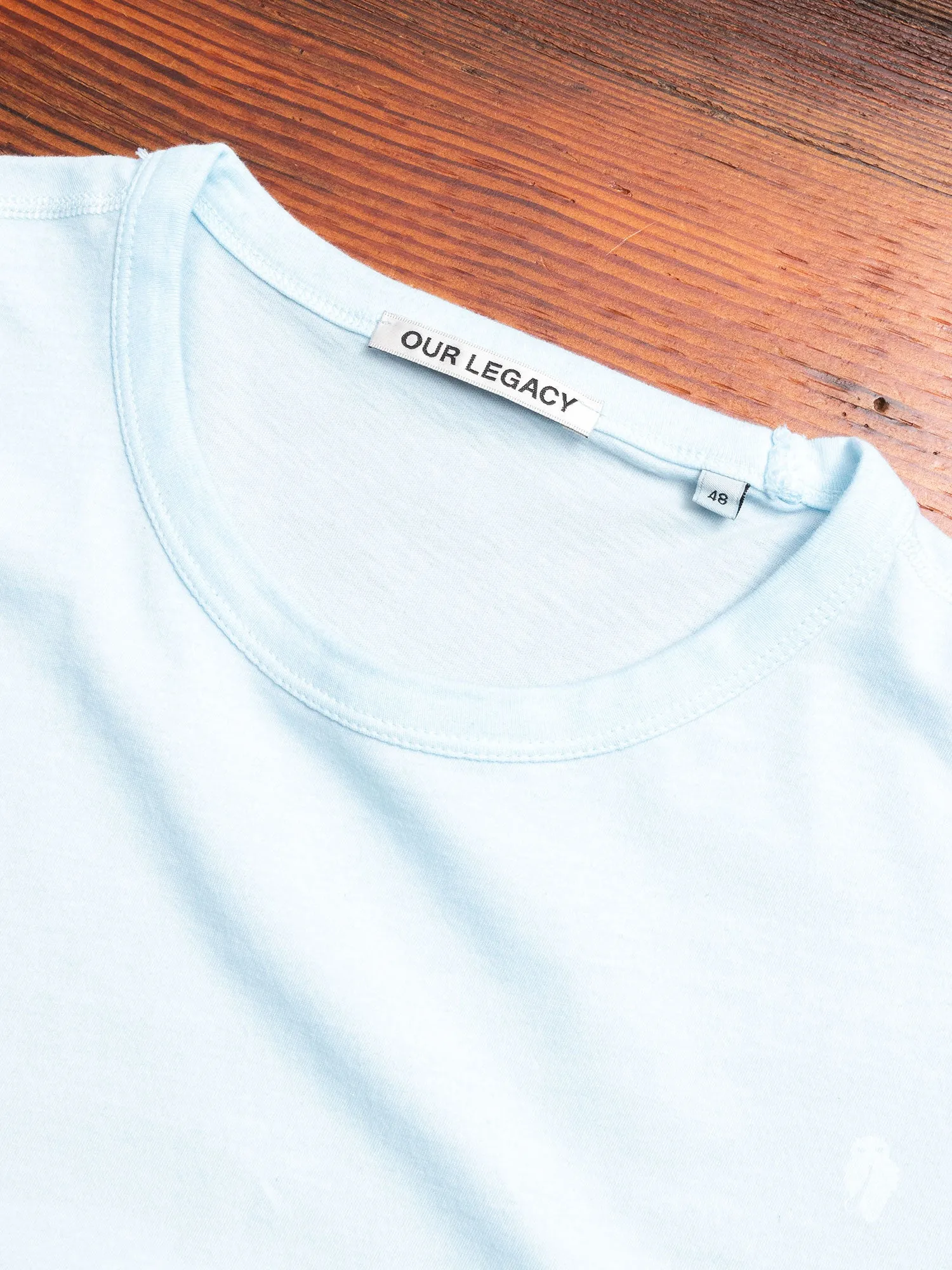 New Box T-Shirt in Baby Blue