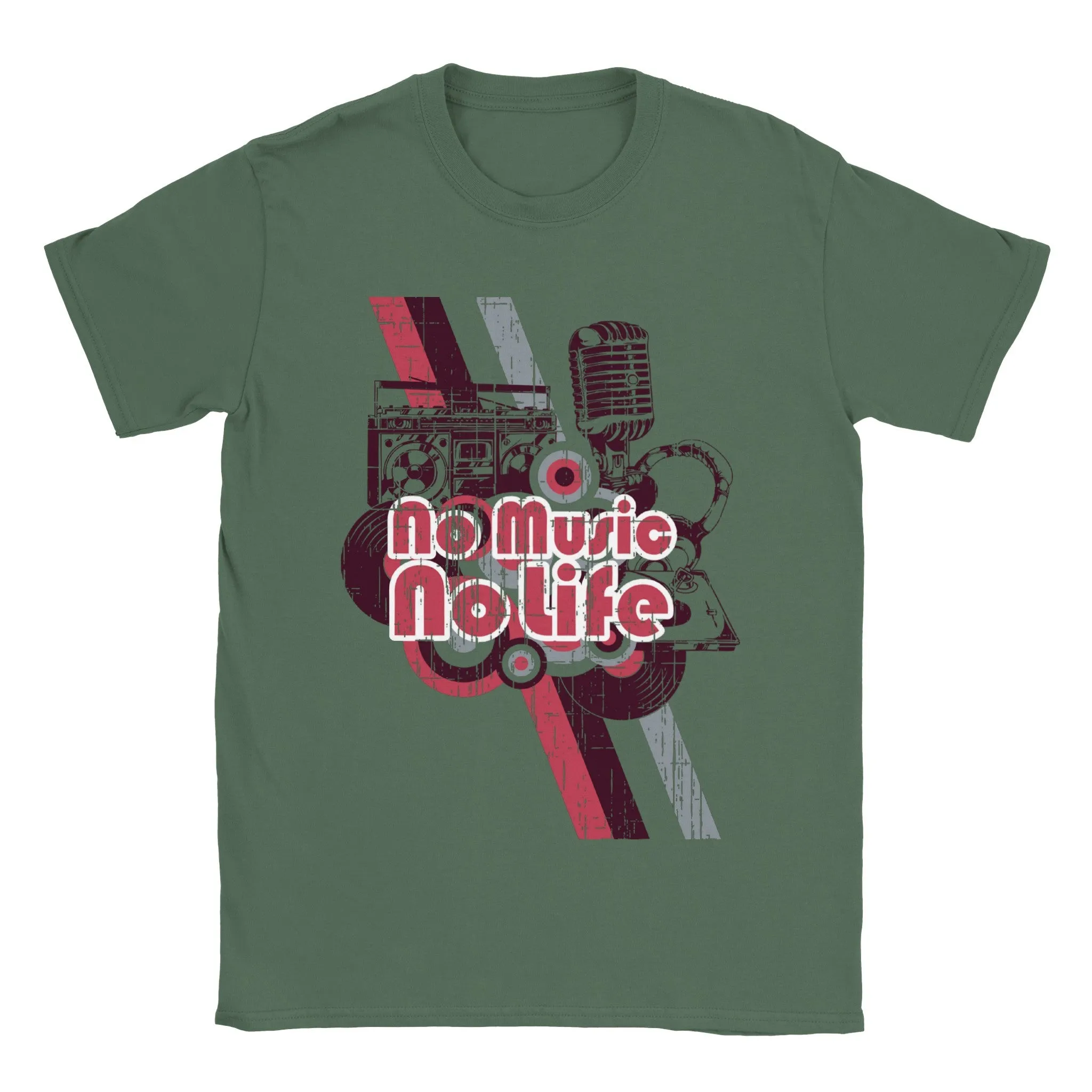 No Music, No Life - Classic Unisex Crewneck T-shirt