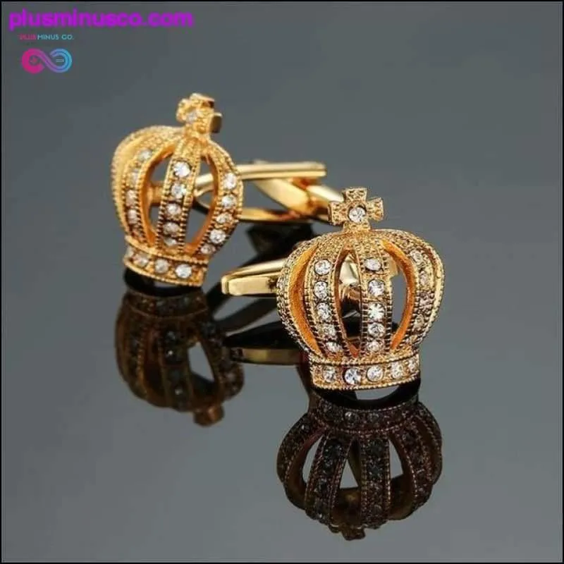 Novelty Luxury Blue white Cufflinks for Mens Brand High