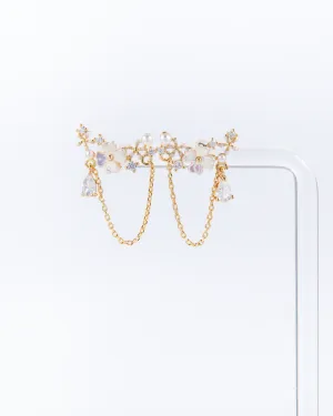 NYU NYU Blossom Chain Charm Earrings