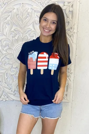 OE: USA Popsicle Patriotic T-Shirt