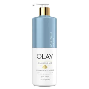 Olay Nourishing & Hydrating Body Lotion with Hyaluronic Acid, 17 Fl Oz