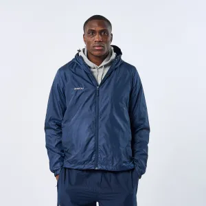 Omnitau Men's Team Sports Recycled Spray Jacket - French Navy