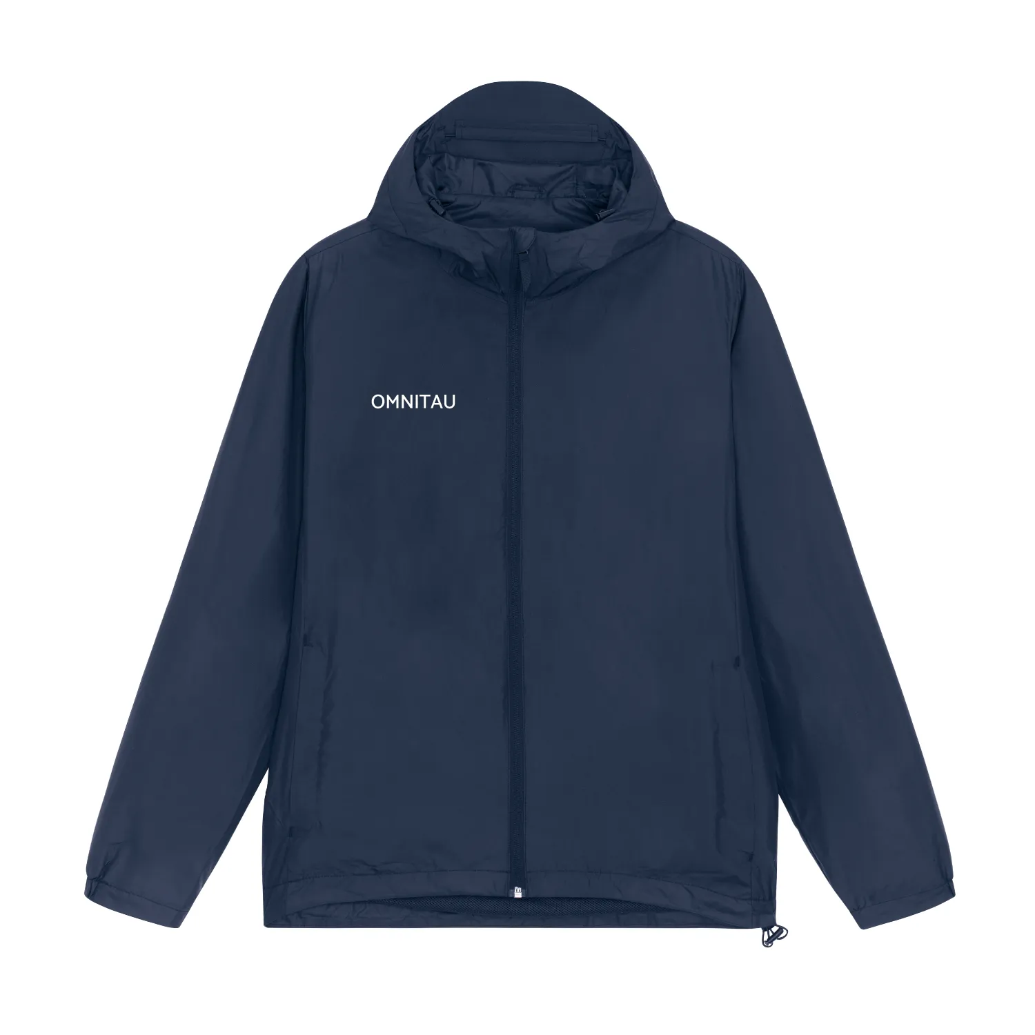 Omnitau Men's Team Sports Recycled Spray Jacket - French Navy