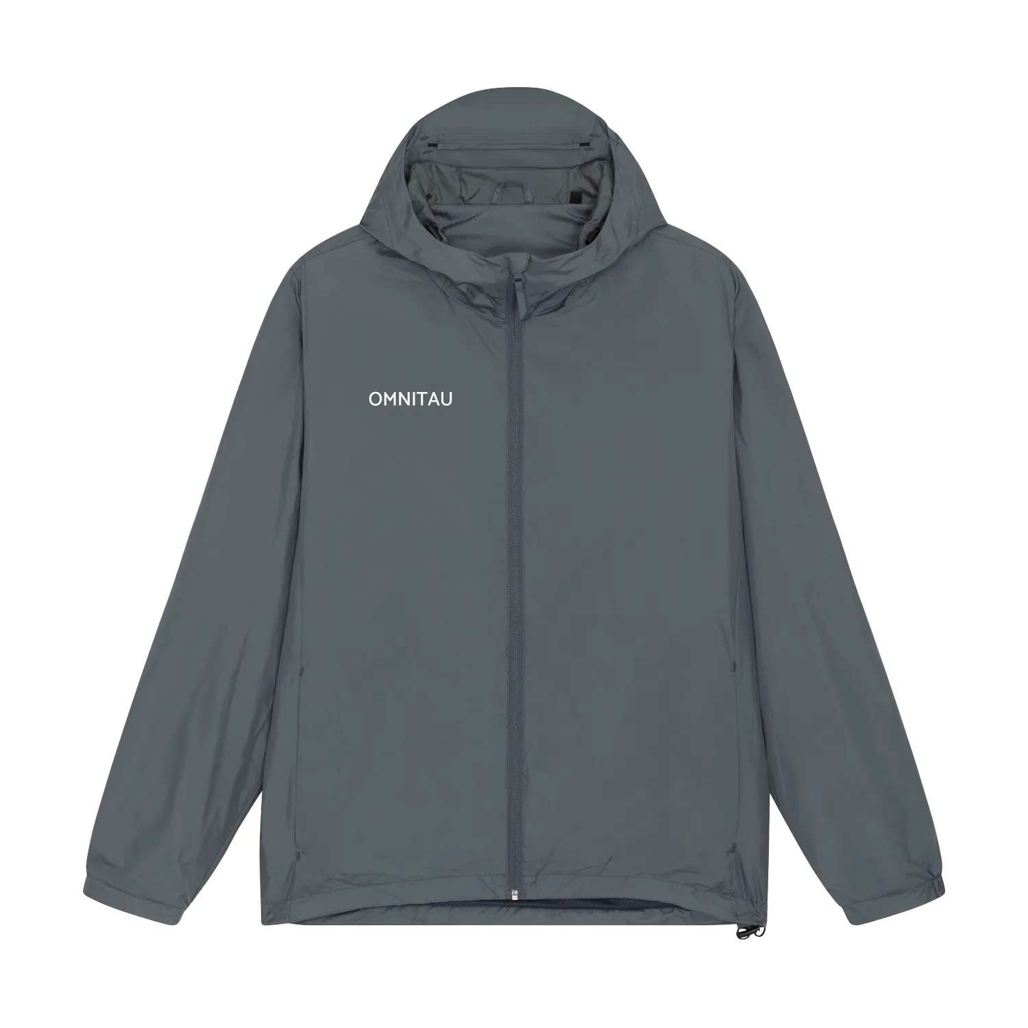 Omnitau Men's Team Sports Recycled Spray Jacket - Metal Grey