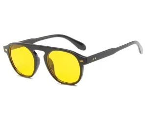 Oval Round Vintage Elegant Sunglasses