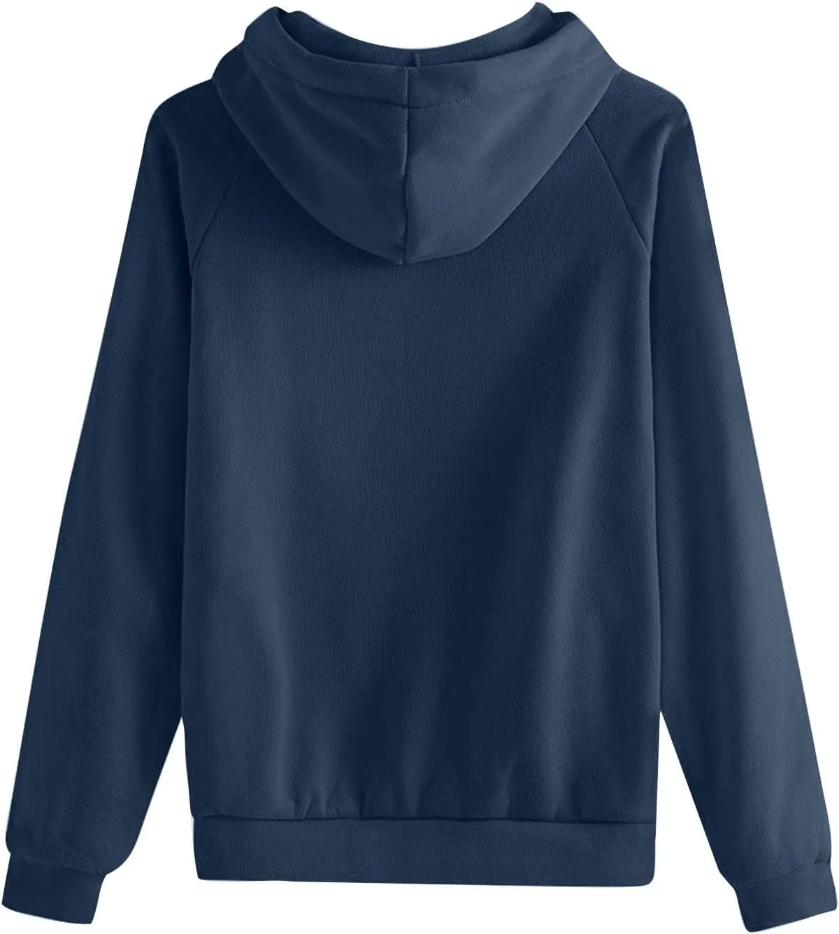 Oversized Hoodies for Women Fleece Plain Hooded Sweatshirts with Pocket Casual Drawstring Pullover Sweaters Y2k Tops