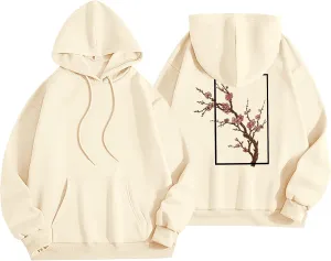 Oversized Hoodies for Women Plus Size Casual Graphic Sweatshirts Y2K Trendy Fall Pullover Top Teen Girls Cute Clothes