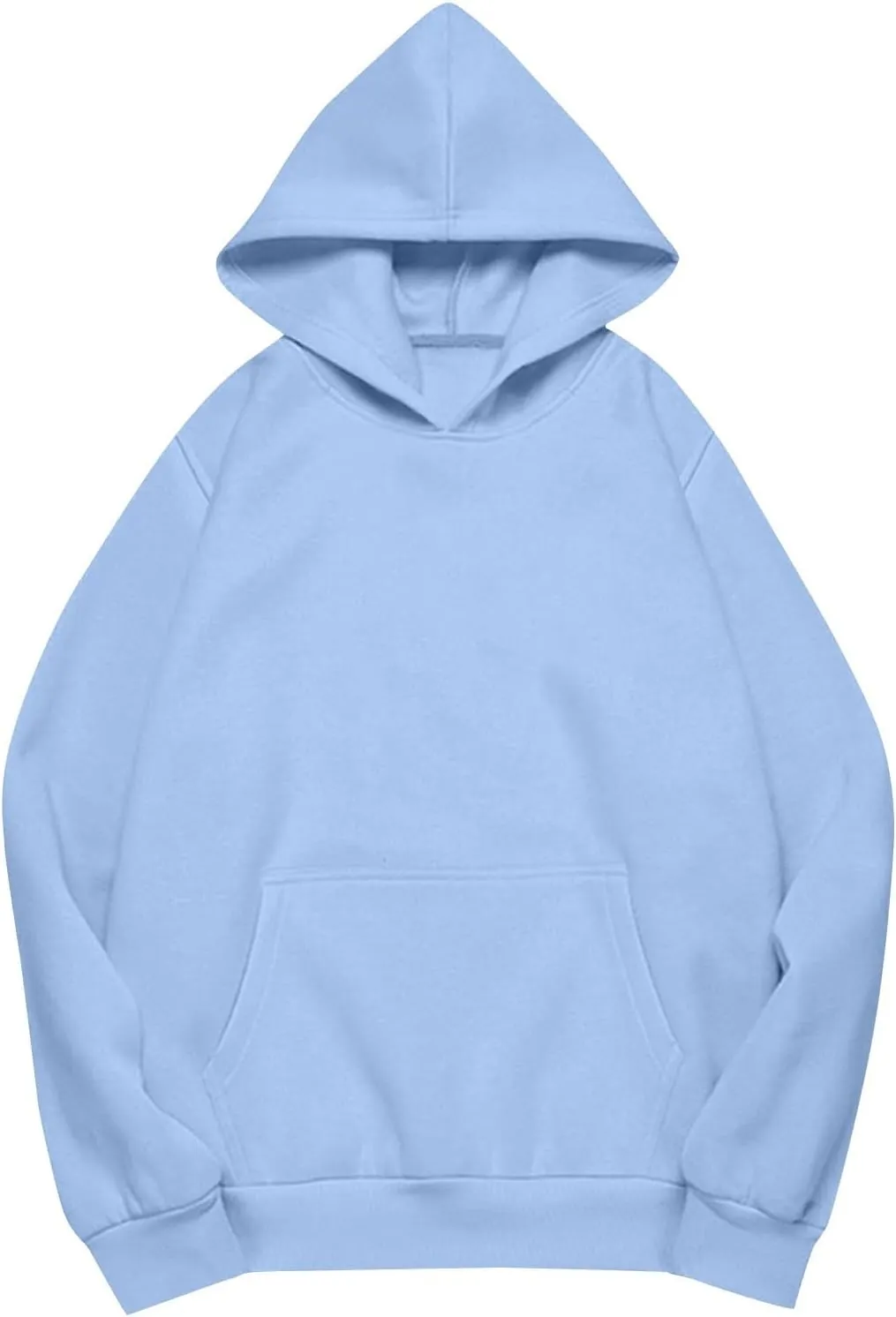 Oversized Hoodies for Women Trendy Winter Fleece Pullover Hoodie Y2k Long Sleeve Hooded Sweatshirt with Pockets