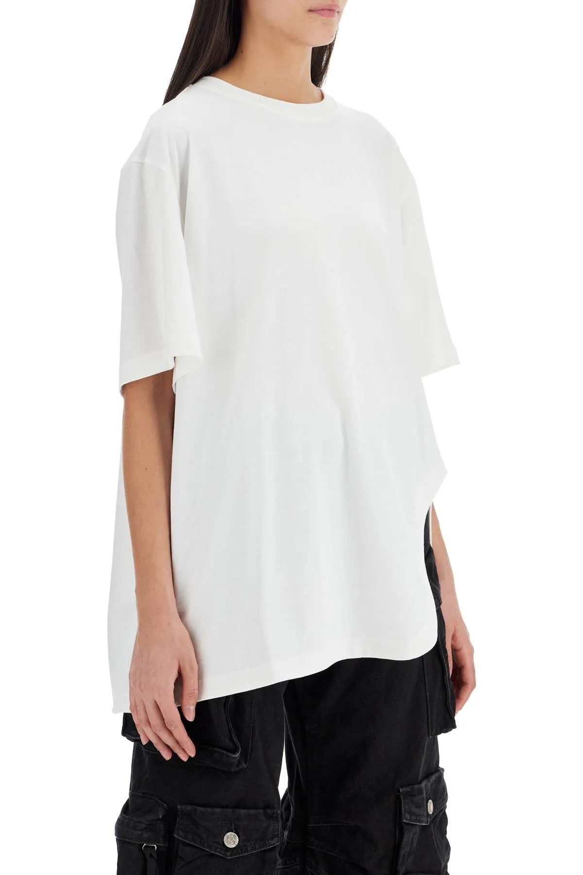 'oversized t-shirt 250WCT00350JJJ025AA WHITE