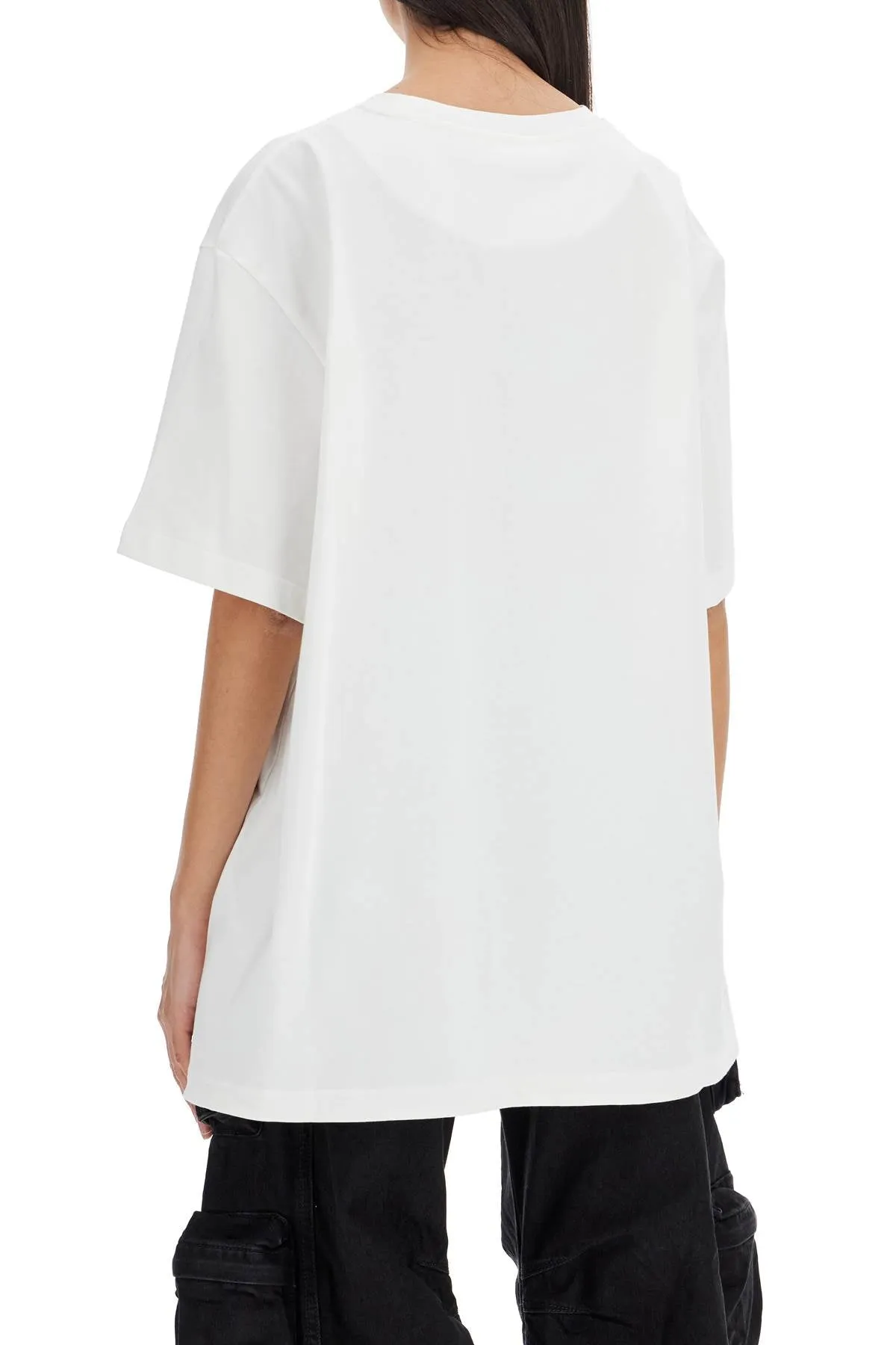 'oversized t-shirt 250WCT00350JJJ025AA WHITE