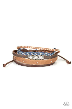 Paparazzi Bracelet ~ Day-Trip Trotter - Blue