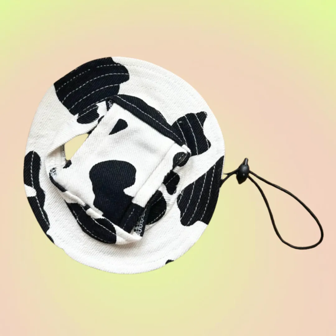 Pet Adjustable Outdoor Sun Hat with Ear Holes for Cats and Dogs