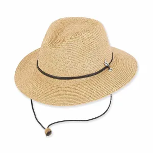 Petite Straw Safari Hat with Chin Cord - Sunny Dayz™
