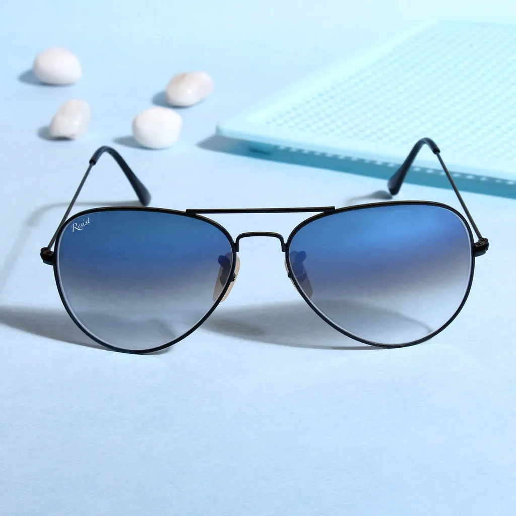 Pilot Blue Gradient Sunglasses