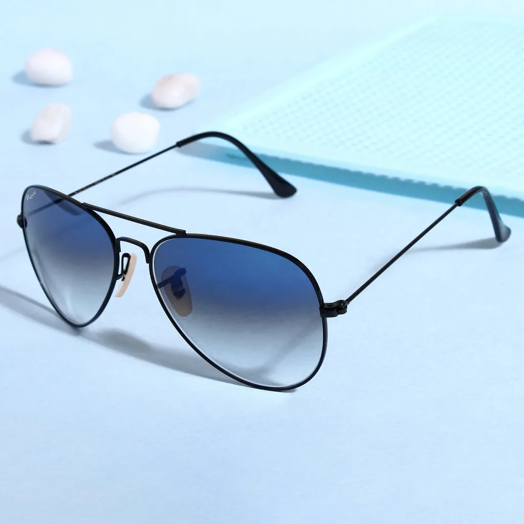 Pilot Blue Gradient Sunglasses