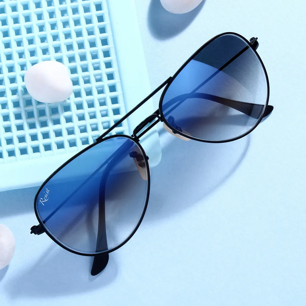 Pilot Blue Gradient Sunglasses