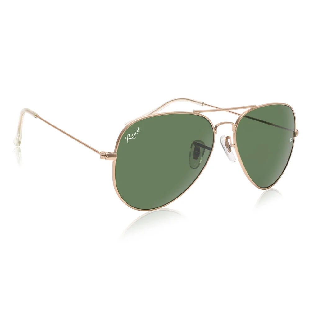 Pilot Green Sunglasses