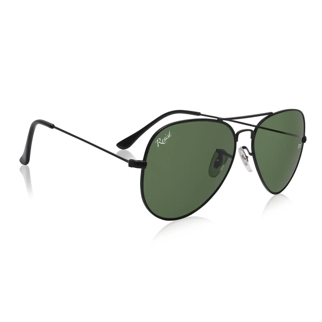 Pilot Green Sunglasses