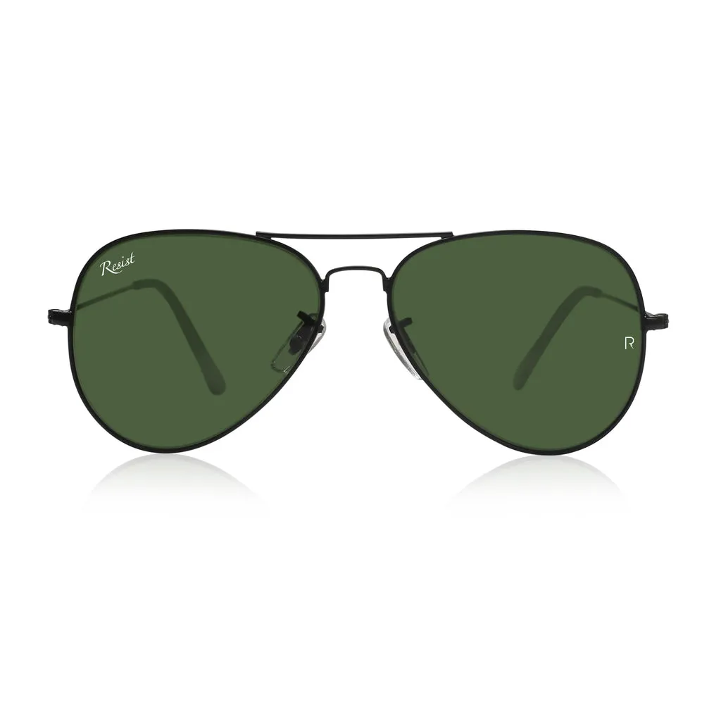 Pilot Green Sunglasses