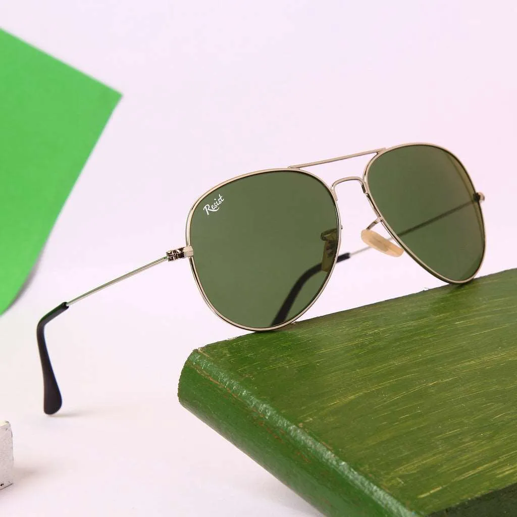 Pilot Green Sunglasses
