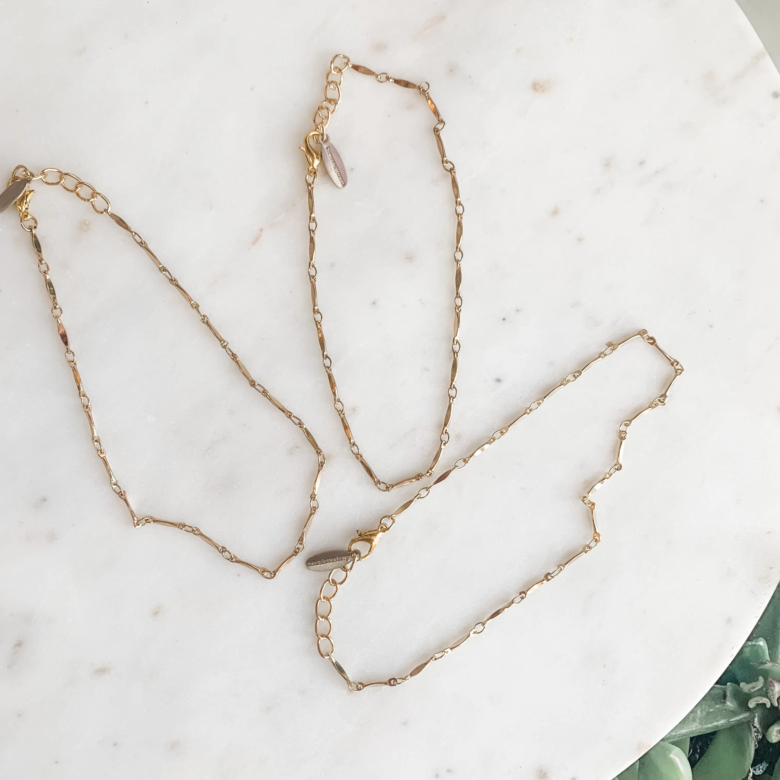 Pink Skies Ahead Dainty Summer Anklet