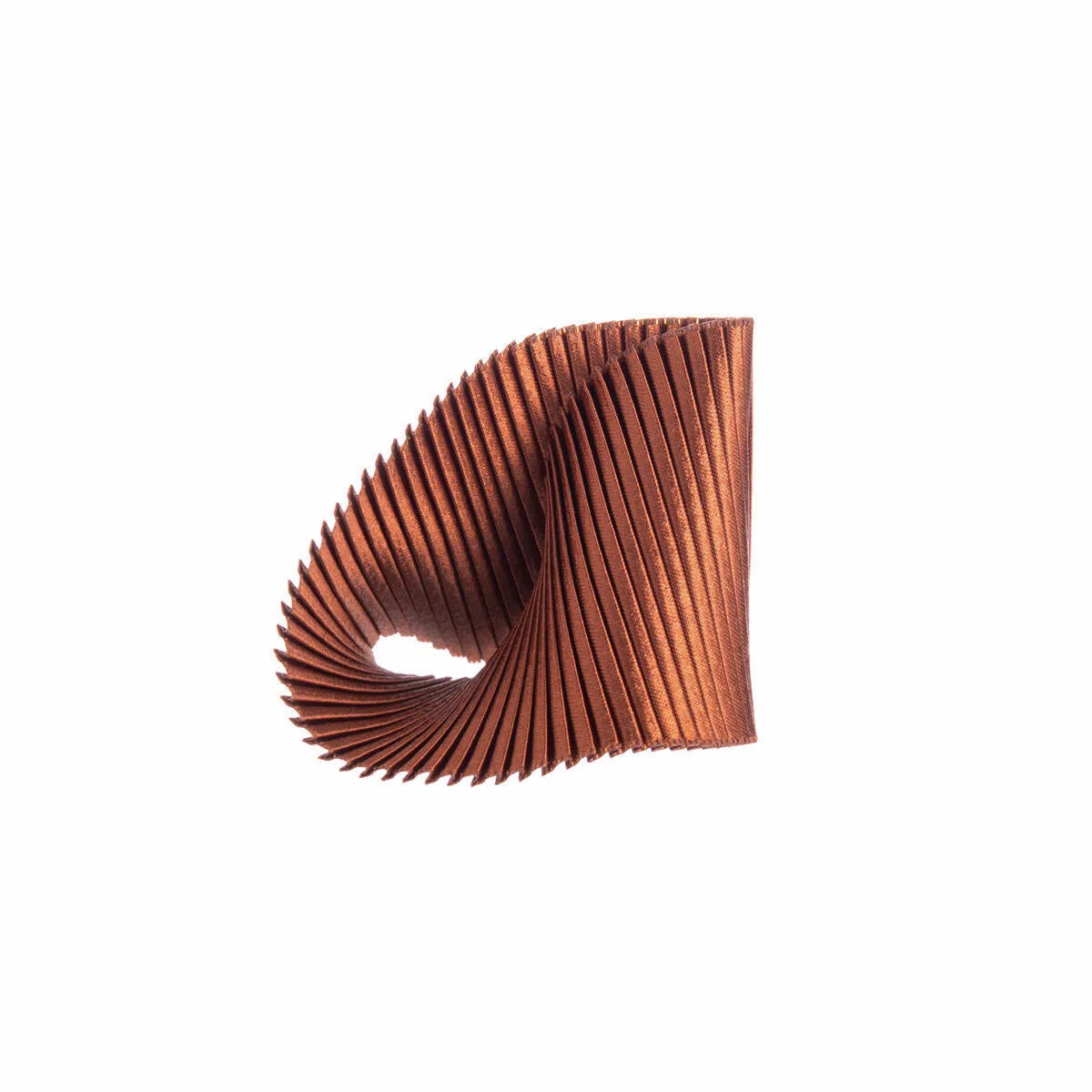 PLEATED RIBBON SHELL BRACELET