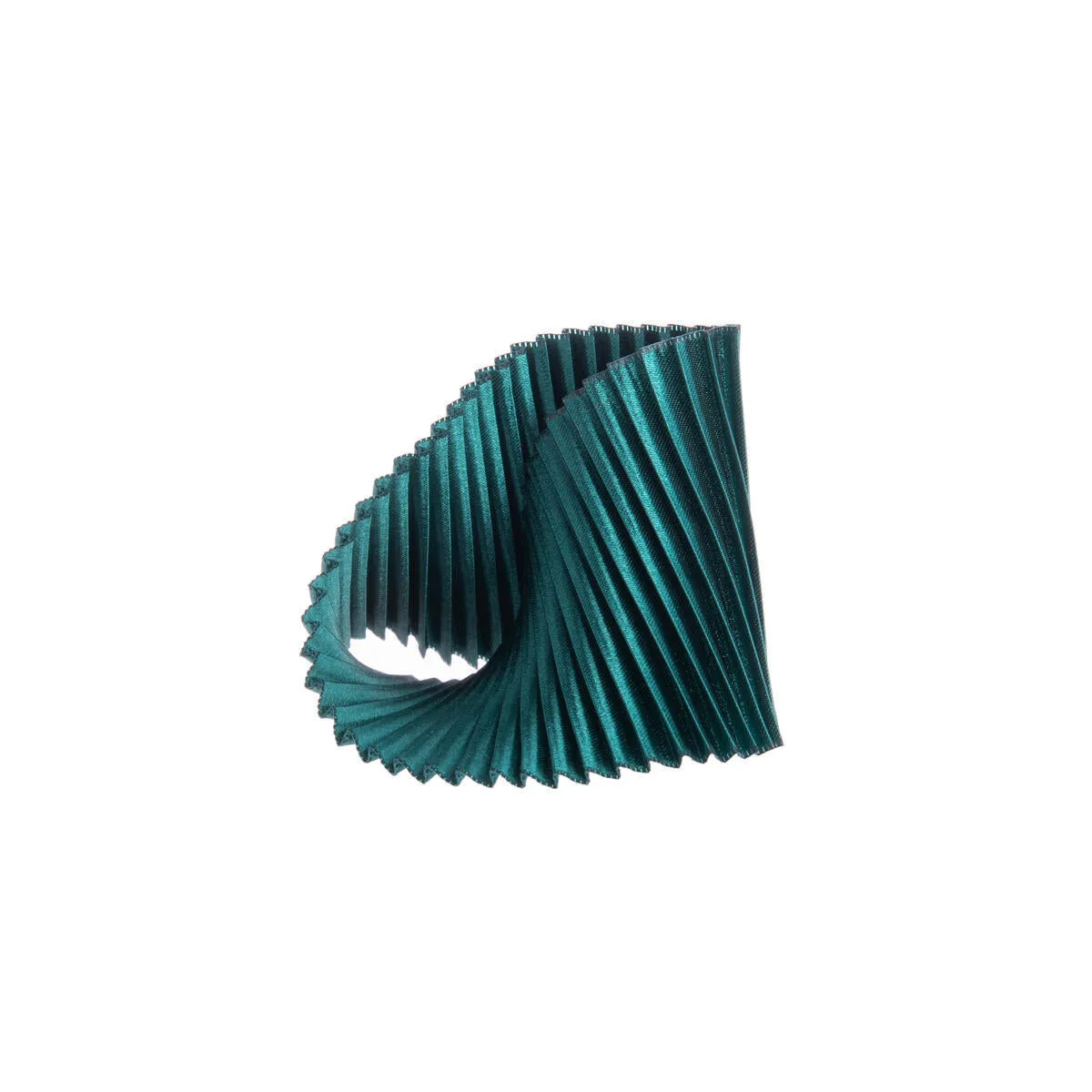 PLEATED RIBBON SHELL BRACELET