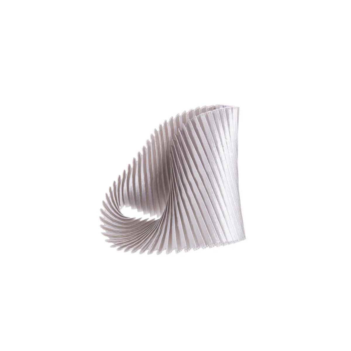 PLEATED RIBBON SHELL BRACELET