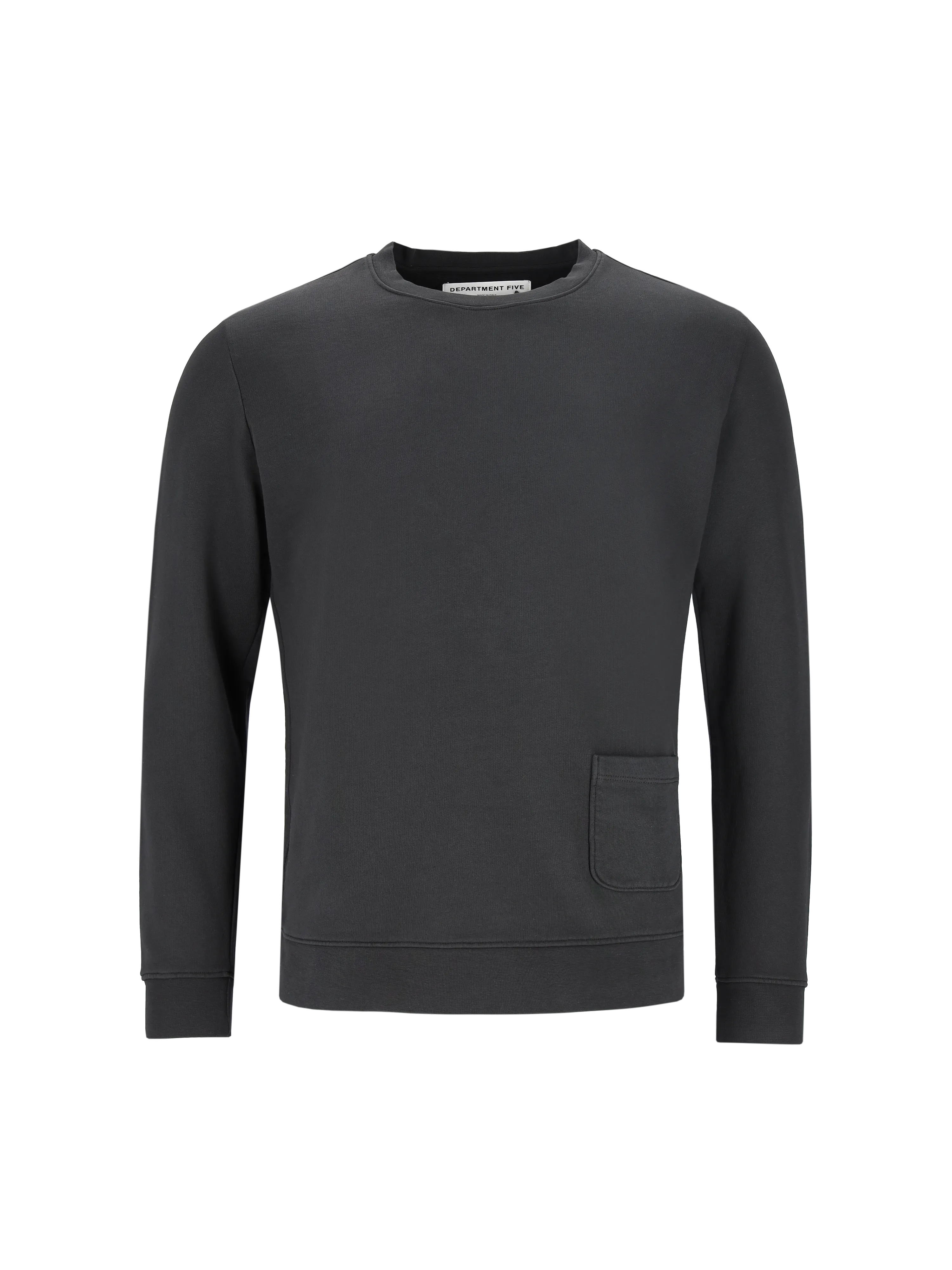 pocket-detail cotton sweatshirt