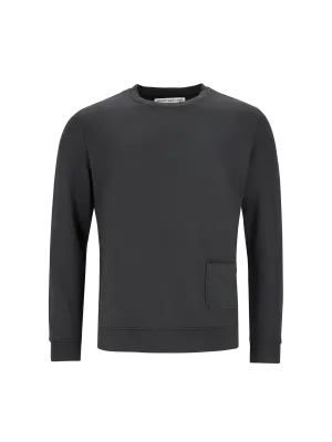 pocket-detail cotton sweatshirt