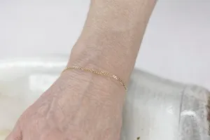 Poet and the Bench Jewelry / Permanent Jewelry / Bracelet / Together Figaro Chain