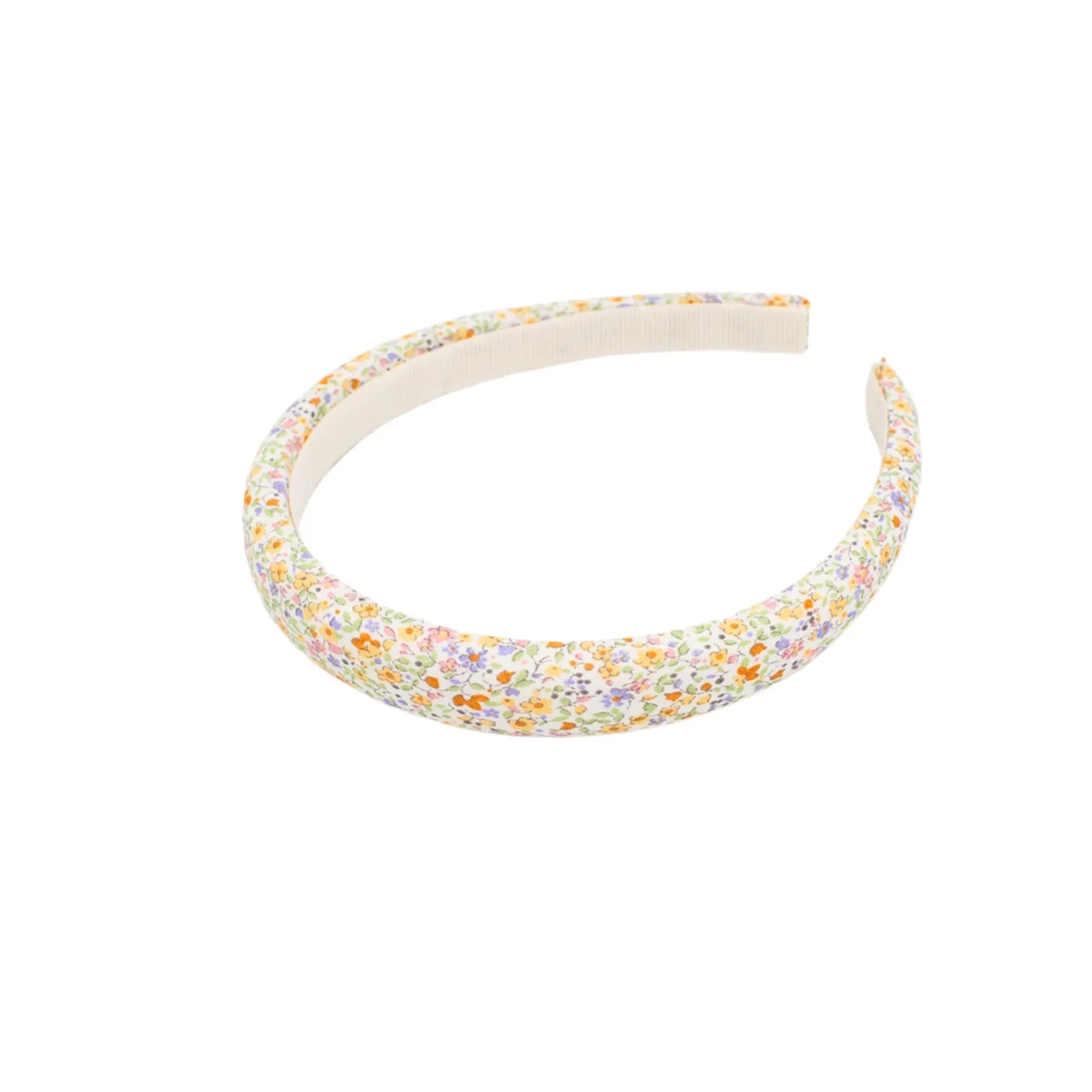 Puffy Headband - Yellow Flowers