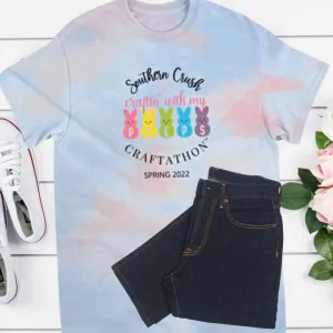 "Craftin' with my Peeps" Spring Craftathon™ Tie-Dye T-Shirt