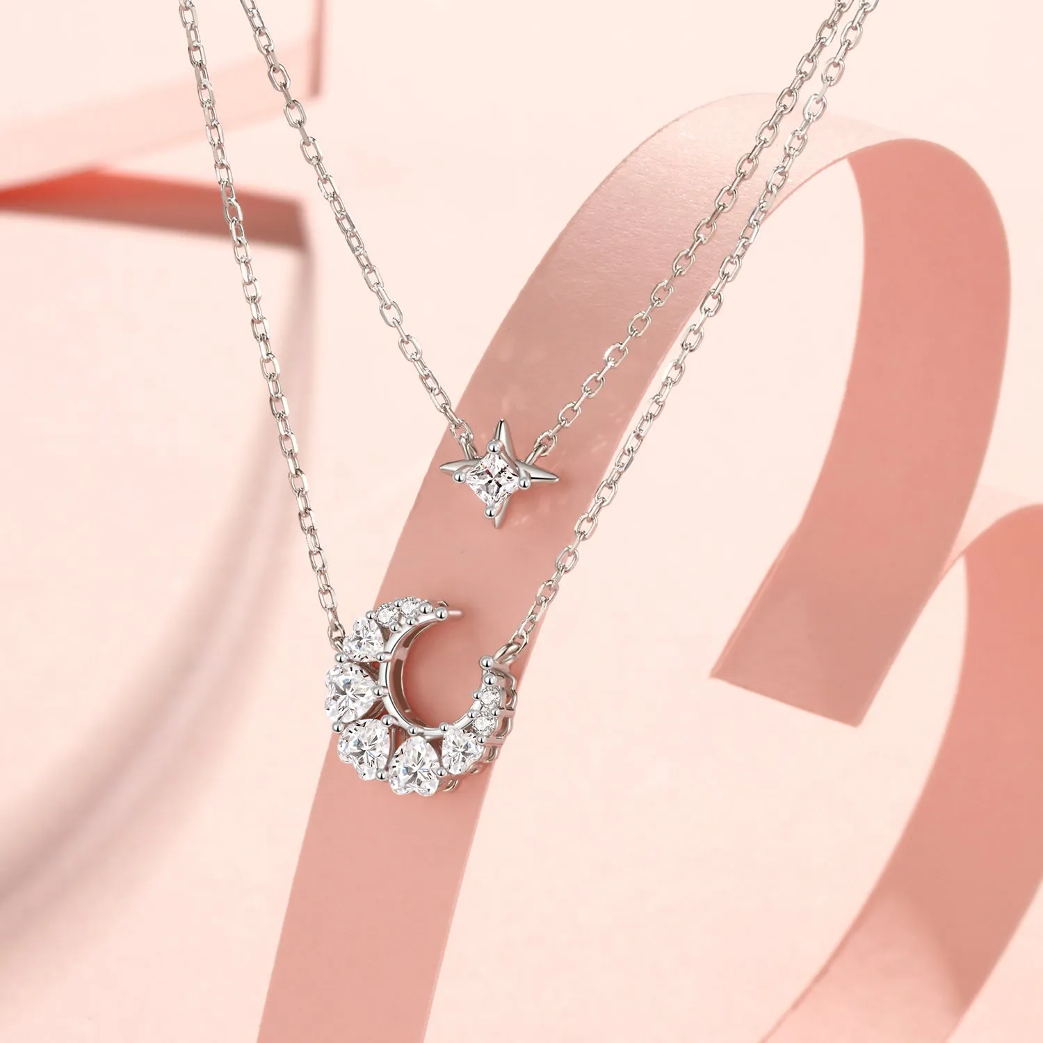 "Dazzling Dream" Sterling Silver Necklace