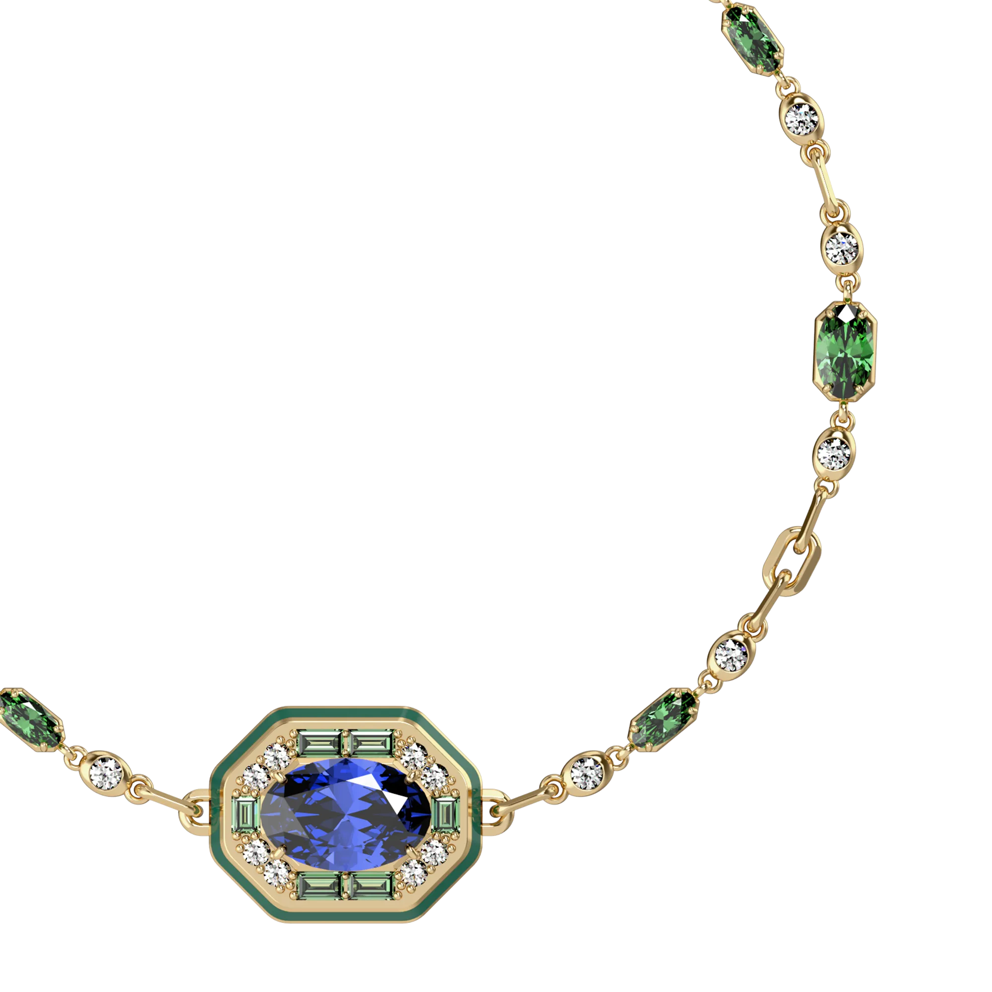 Regalia Gemstone Diamond Bracelet