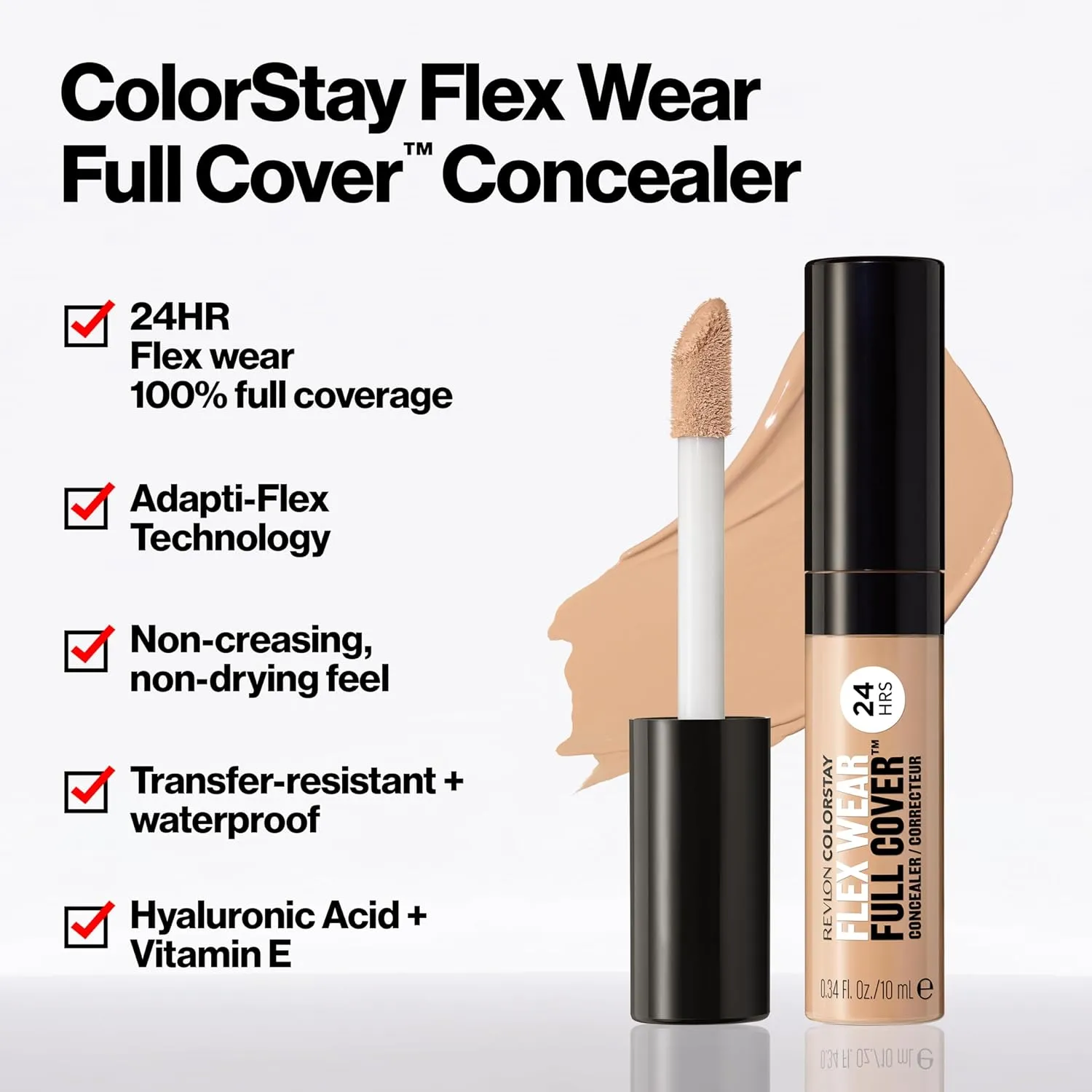 Revlon ColorStay Full Coverage Long Wearing Concealer,