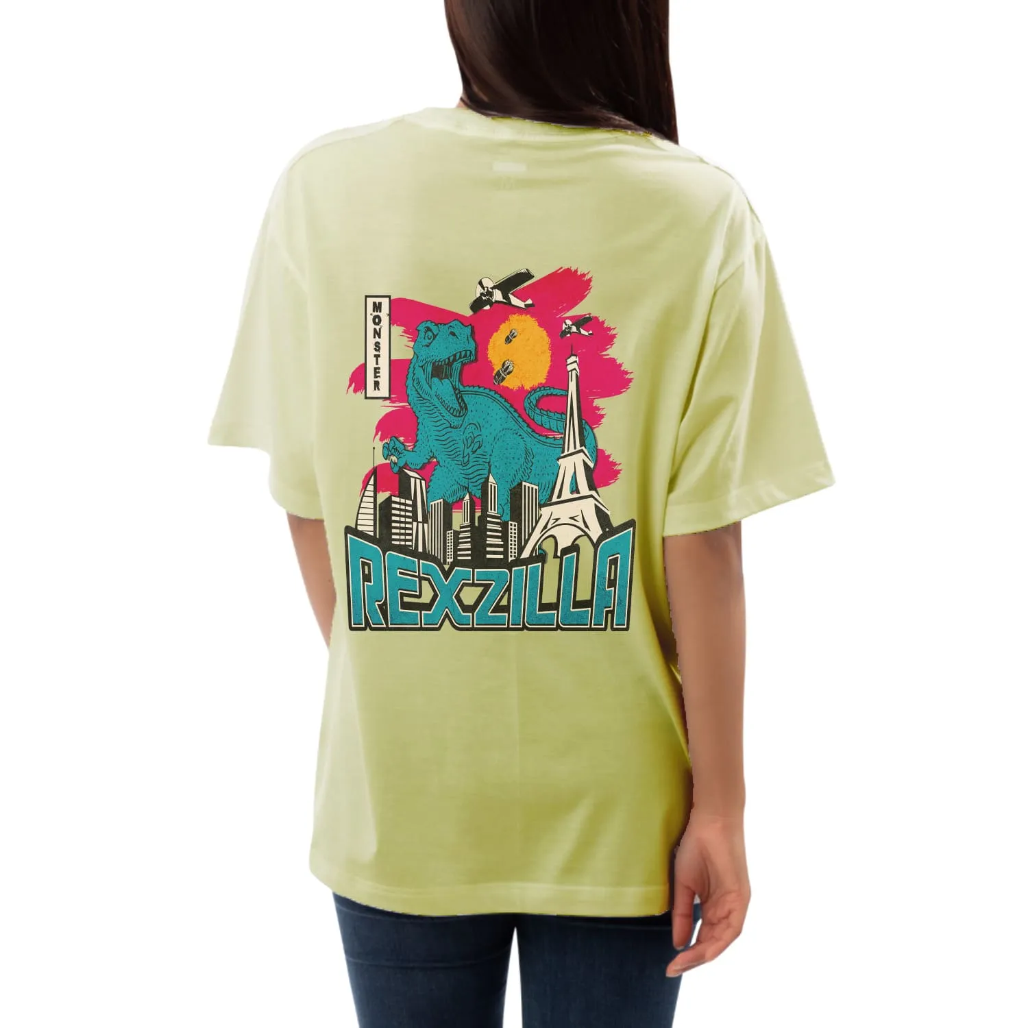 Rexzilla Womens Oversized T-shirt