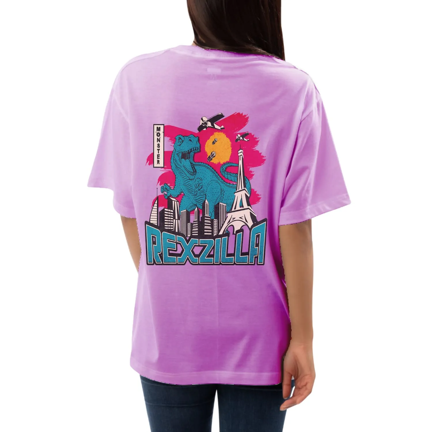 Rexzilla Womens Oversized T-shirt