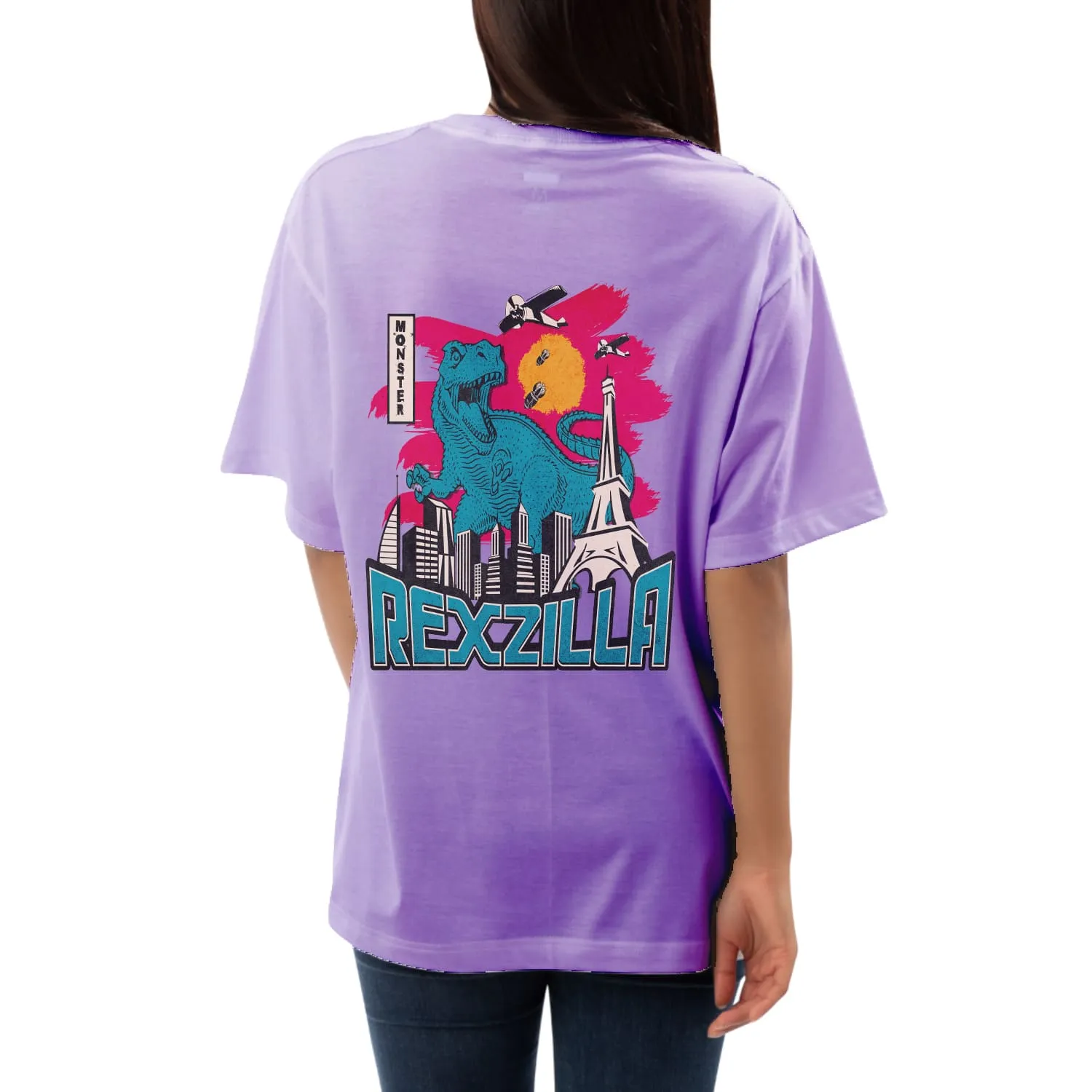 Rexzilla Womens Oversized T-shirt
