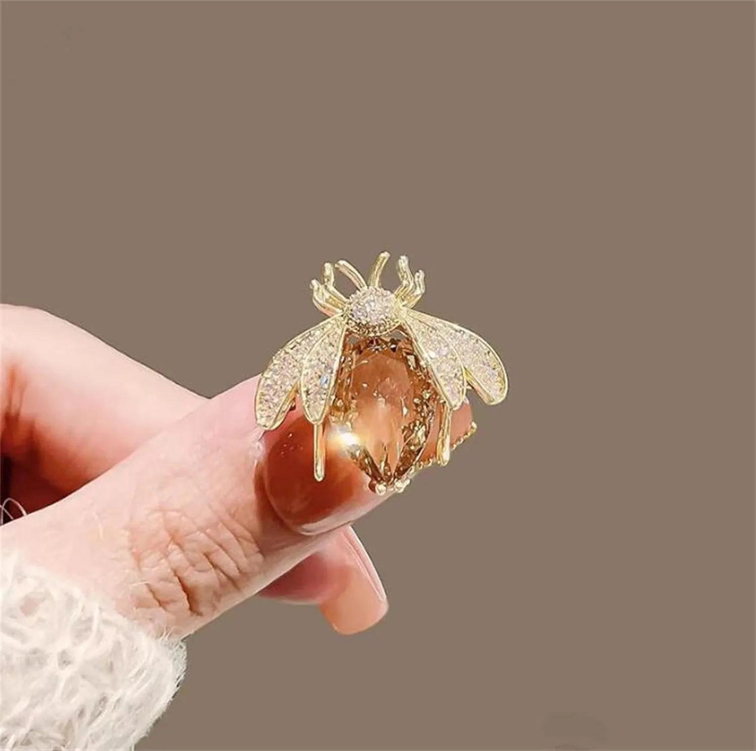 Rhinestone Bee Brooches Colorful Crystal Bee Brooch Pin Lapel Pin for Women Jewelry