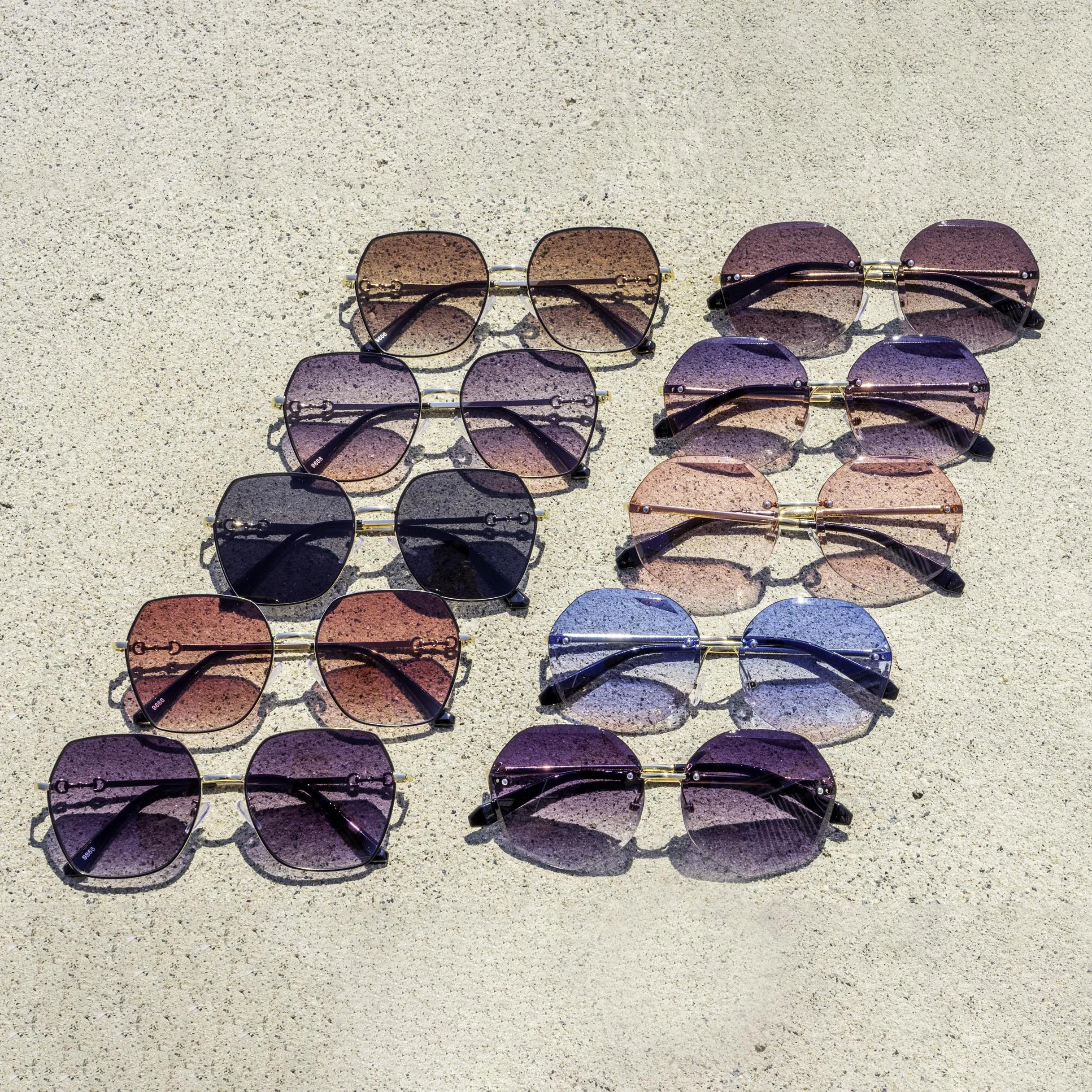 Rimmed Stylish Oversized Sunglasses