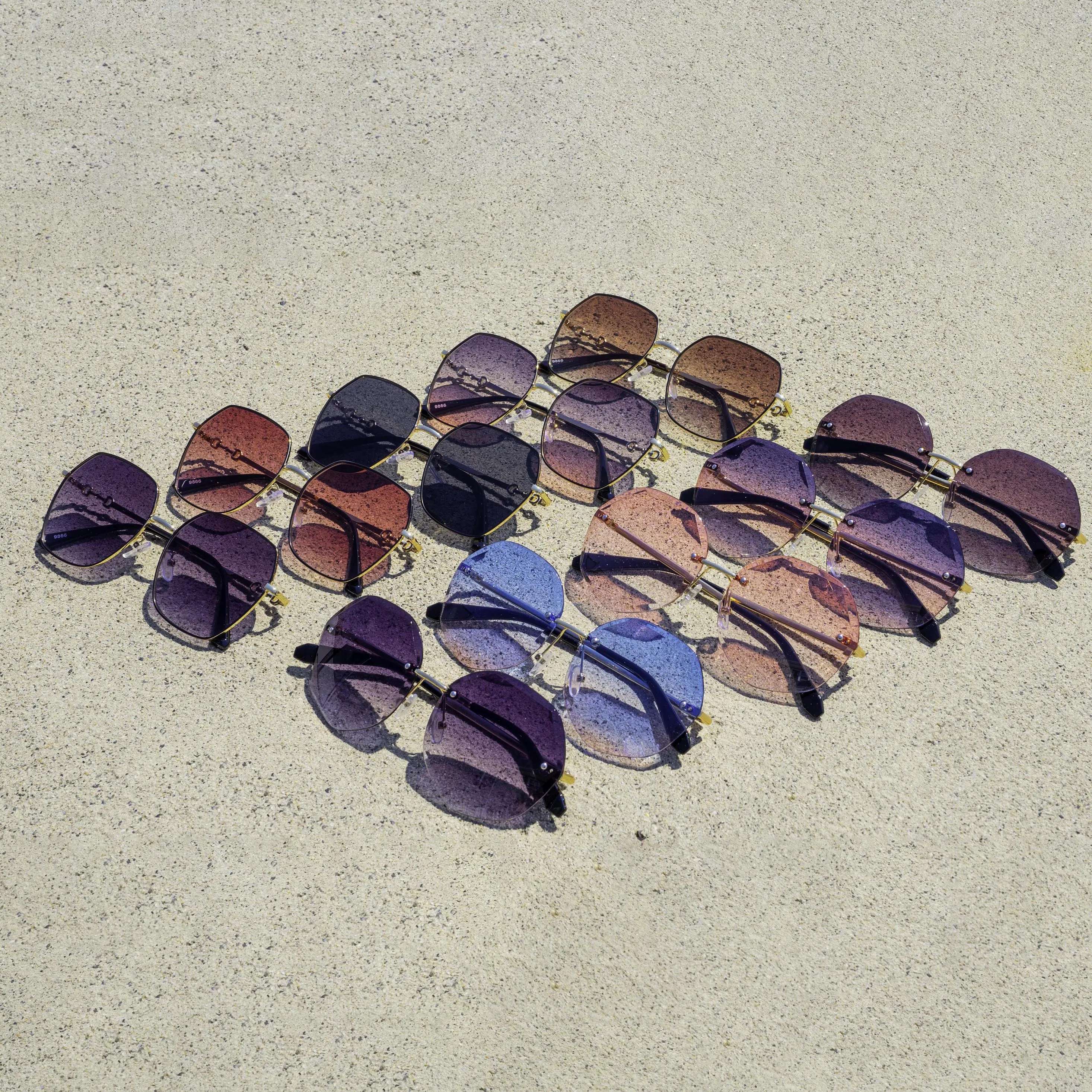 Rimmed Stylish Oversized Sunglasses