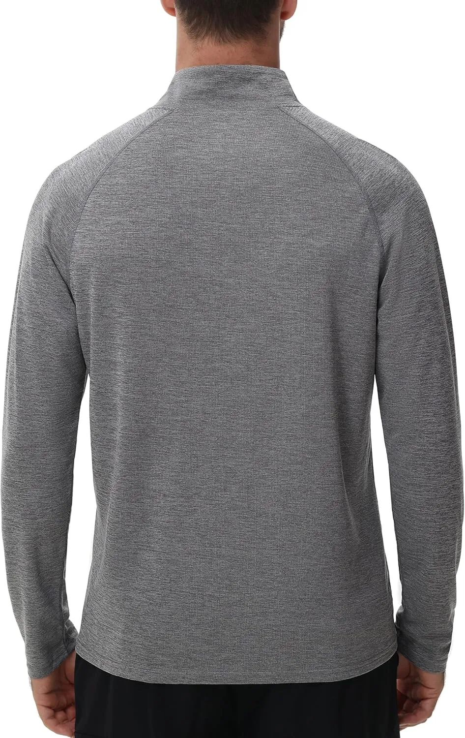 Roadbox UPF 50  Running Shirts for Men - Long Sleeve Quick Dry 1/4 Zip Pullover for Fishing Outdoor Hiking Athletic Workout