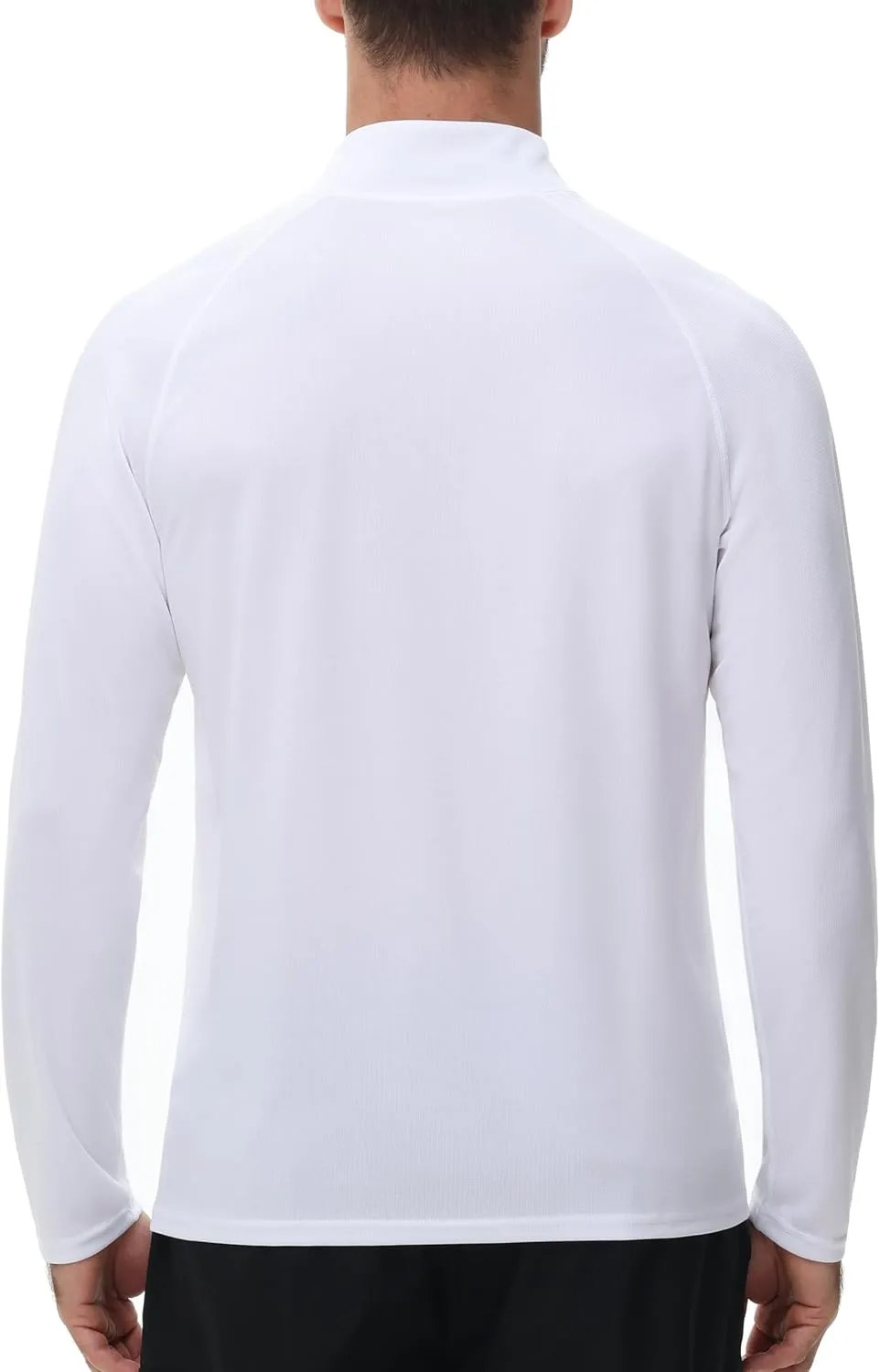 Roadbox UPF 50  Running Shirts for Men - Long Sleeve Quick Dry 1/4 Zip Pullover for Fishing Outdoor Hiking Athletic Workout