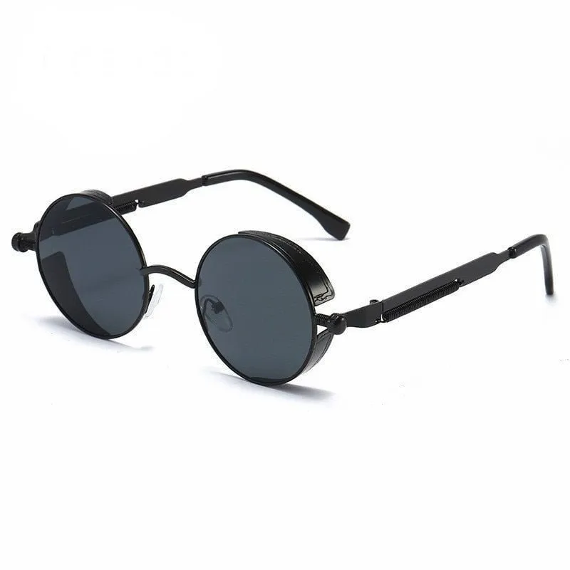 Round UV Protection Sunglasses with Stylish Cosmo Design